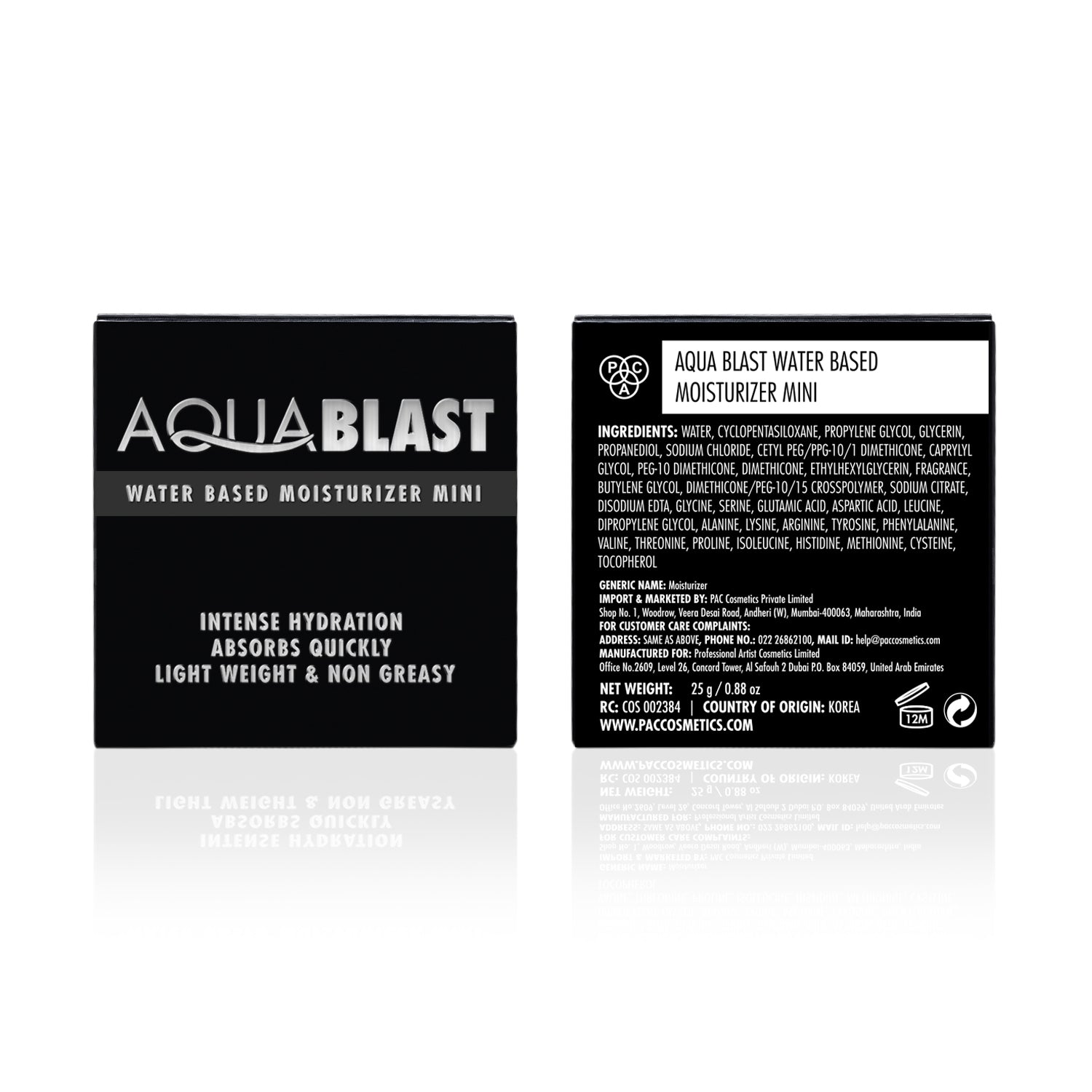 PAC Cosmetics Aqua Blast Water Based Moisturizer #Size_25 gm