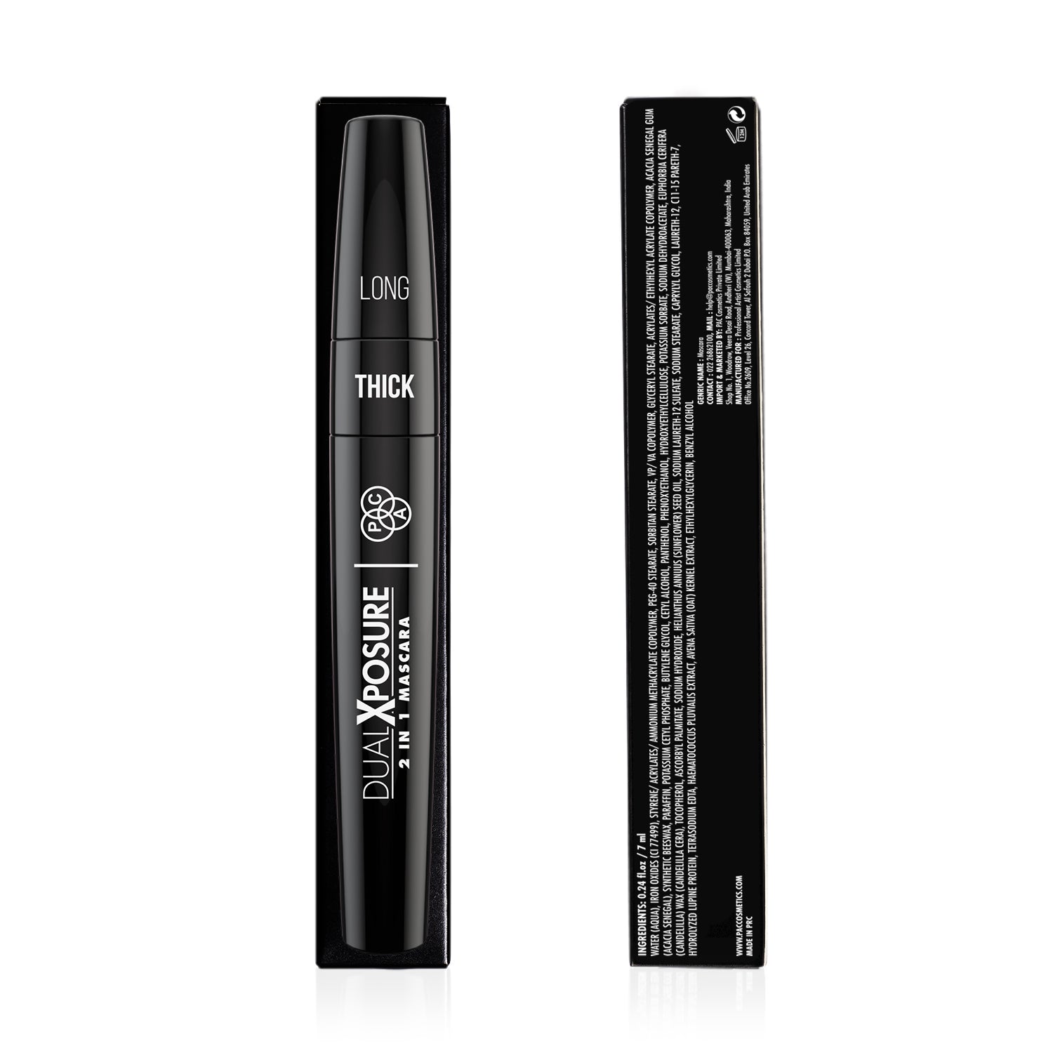 PAC Cosmetics Dual Xposure Mascara (7 ml)