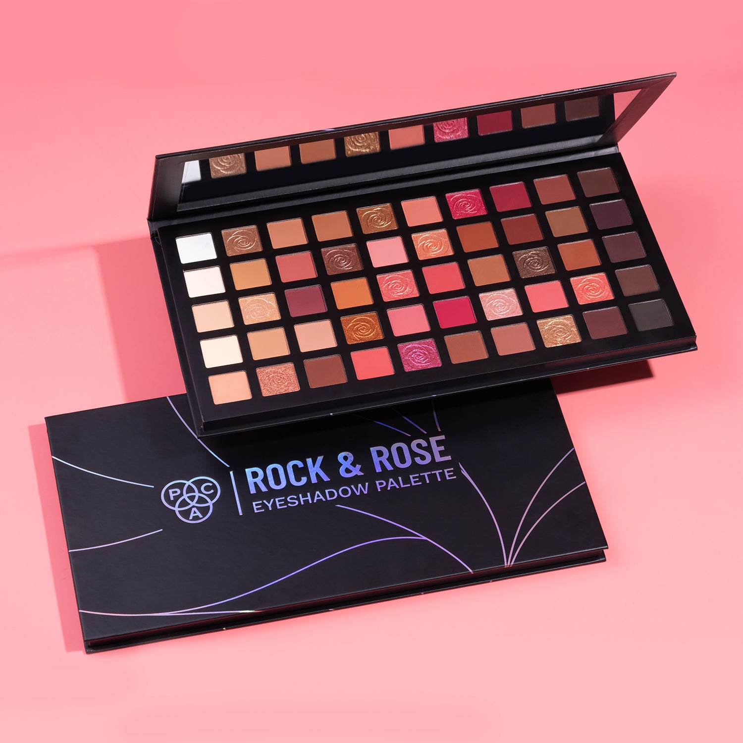 PAC Rock & Rose Eyeshadow Palette (50 Colors)