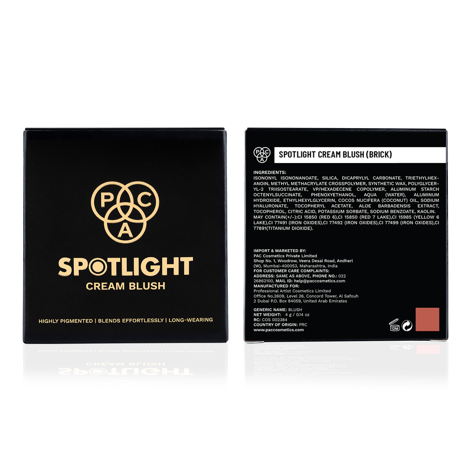 PAC Spotlight Cream Blush #Color_Brick