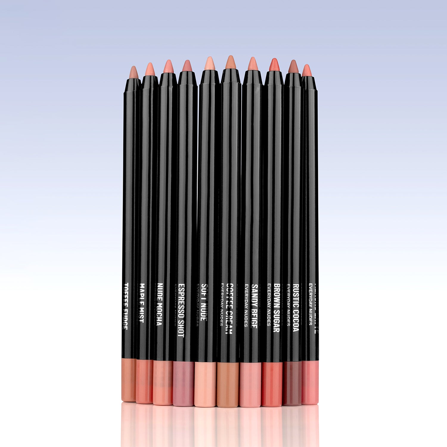 PAC 24H Lip Liner Kit (10 colors) #Color_Everyday Nudes