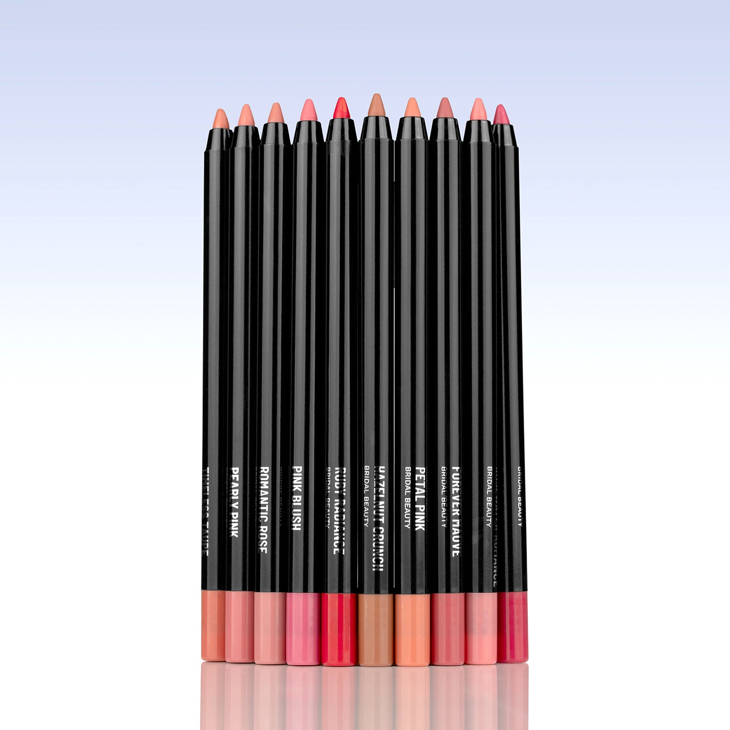 PAC 24H Lip Liner Kit (10 colors) #Color_Bridal Beauty